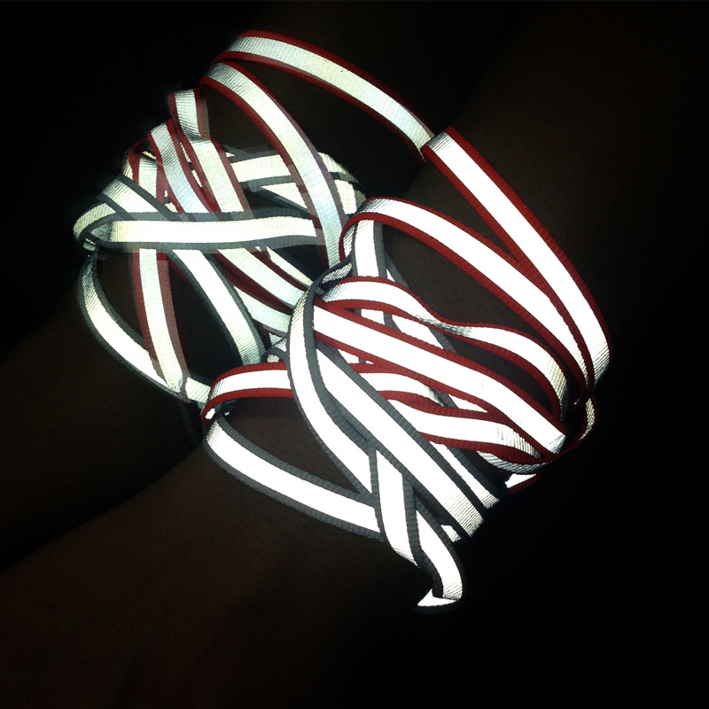 Cordones reflectantes creativo - Reflective Night Running Shoes reseña y precio